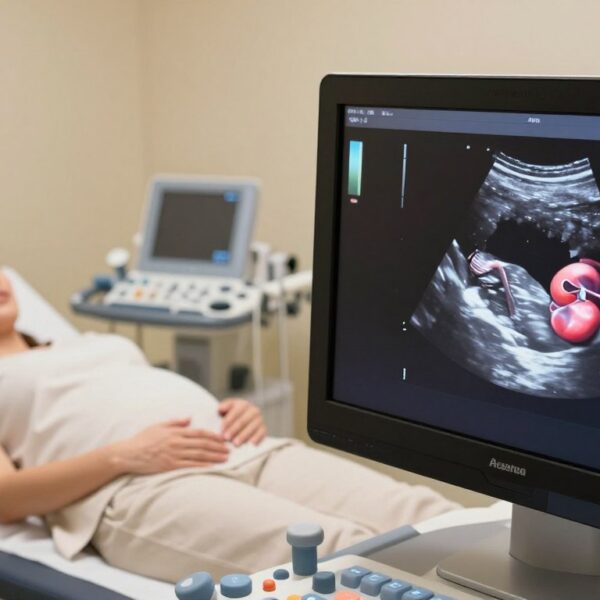 7 tydzień ciąży USG bicie serca