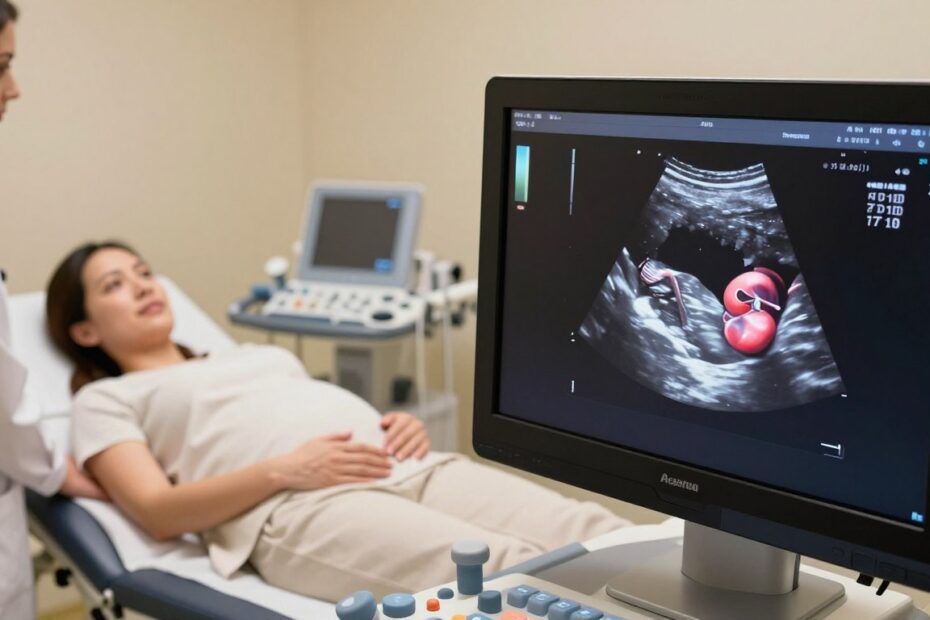 7 tydzień ciąży USG bicie serca