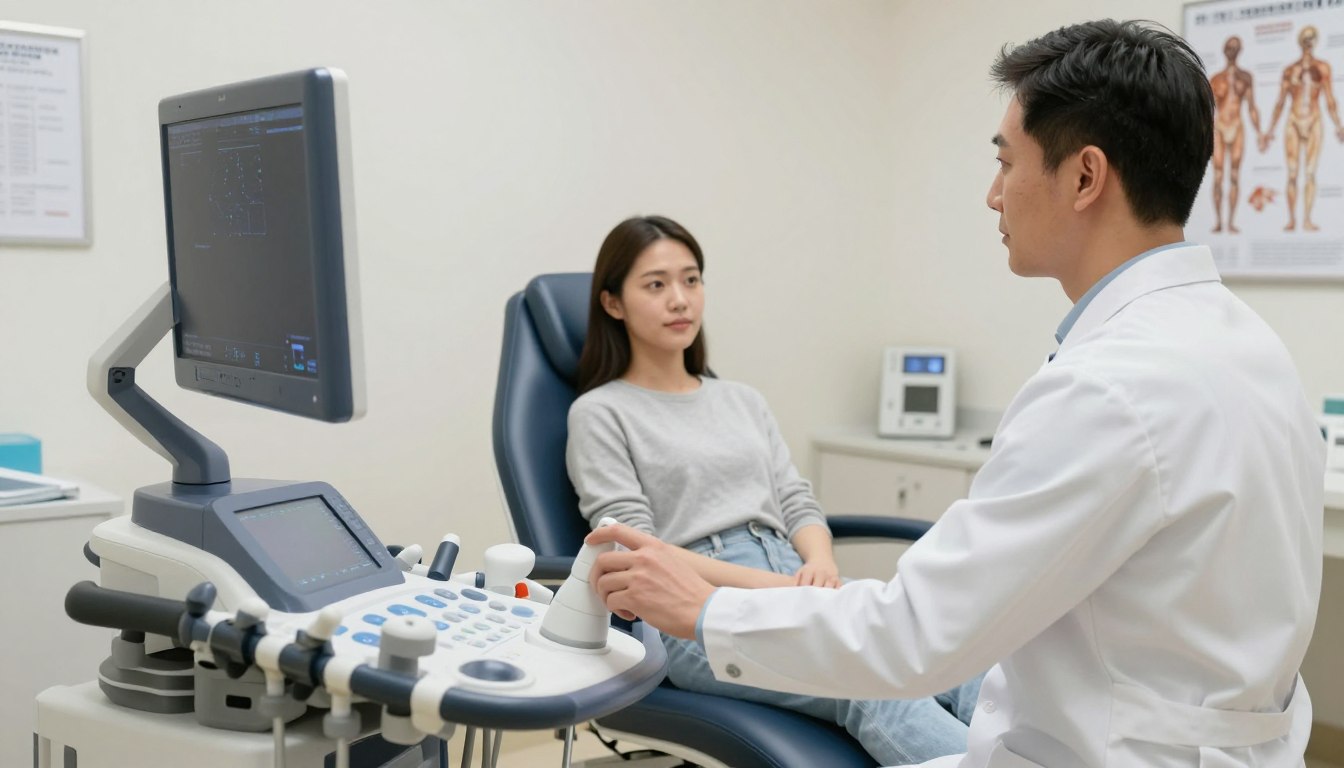 USG dopochwowe u dziewicy